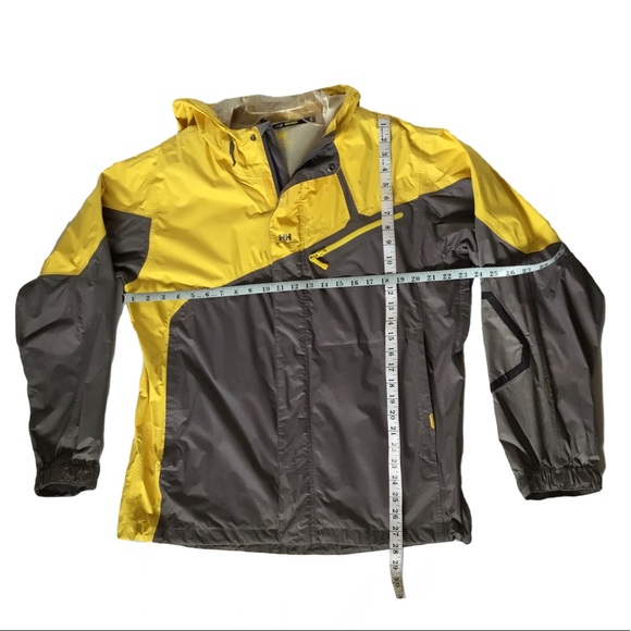 Helly Hansen Hooded Full Zip Rain Jacket. Sz L - Picture 7 of 9